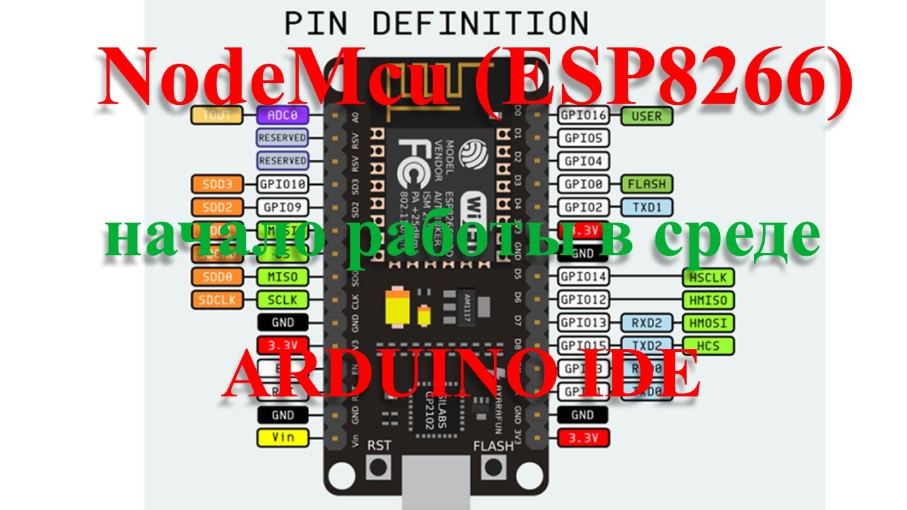 nodemcu  New Update  NodeMcu (esp8266) подключение, прошивка и работа в ARDUINO IDE