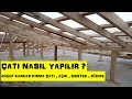 ÇATI NASIL YAPILIR ? / KIRMA ÇATI YAPTIK ! / ÇATI KARKASI VE İSKELETİ / ÇATI ELEMANLARI NELERDİR?