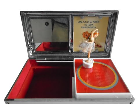 オルゴール Lady-Mate Japan early 90's Musical Box Caixa de Música e Porta Joia Bailarina. Lady Mate / Music Box and