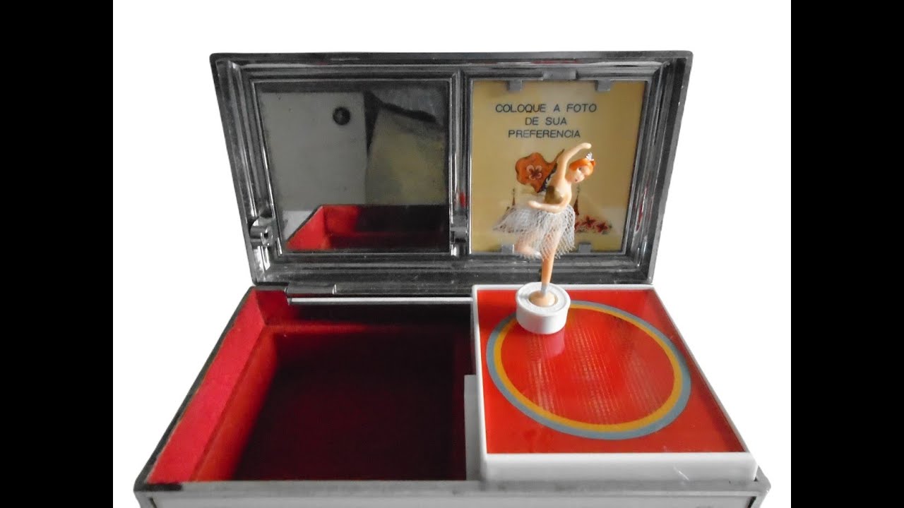 Caixa de Música e Porta Joia Bailarina. Lady Mate / Music Box and