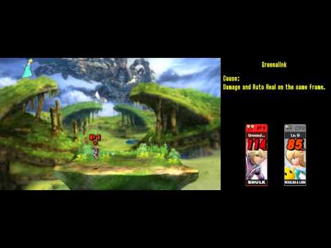 Super Smash Bros 4 3DS: %count bug.