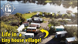 Living Large In A Tiny House Village: Debt-free And Thriving With Savings! by Tiny House Giant Journey 99,889 views 13 days ago 9 minutes, 25 seconds