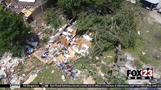 Video: Barnsdall woman looking for pets after tornado destroys home