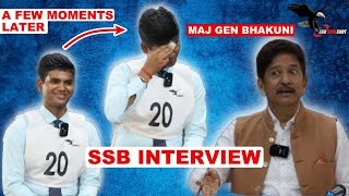 Live Unedited SSB Interview | Complete Personal Interview and Feedback by Maj Gen VPS Bhakuni screenshot 5