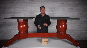 How to Install a Pedestal Leg Set with Stretcher Beam | BBO Poker Tables