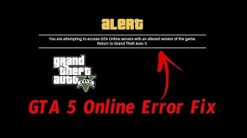 "You Are Attempting to Access GTA ONLINE Server with an Altered version" || FIX GTA 5 Error