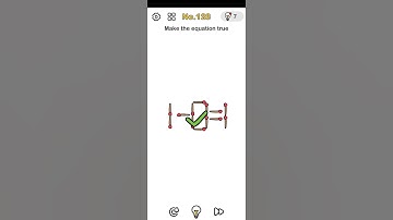 Brainout game 🎮 128  solve the level Make the equation true