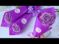 Роза из глиттерного фоамирана Подарок на 8 Марта своими руками / DIY Rose Flower Glitter Foam Paper