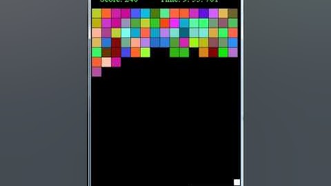 Classic Brick Game in Flash