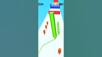 Color Pencil Run: Drawing Game Level  3