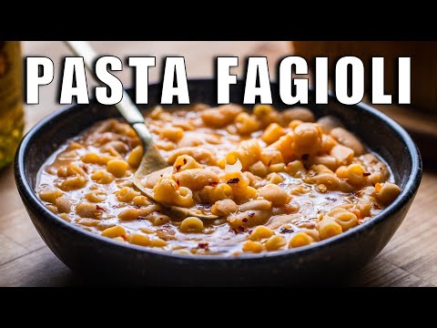 AUTHENTIC PASTA E FAGIOLI - Grandma's Recipe