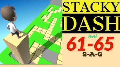 STACKY DASH level 61 62 63 64 65 gameplay