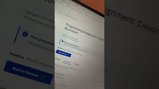 I failed my first programming assignment.