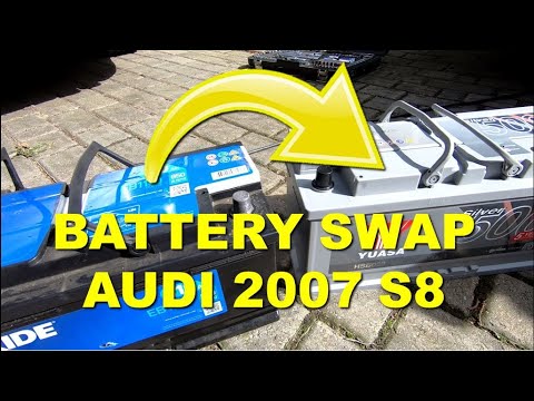 HOW TO: Audi A8/S8 (D3) 2006-2010 battery swap - YouTube
