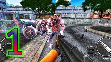 zombie monsters 3 - Dead city android gameplay | level 1,2 | Video No. 1