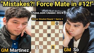 Jose Martinez VS Wesley So | Chess.com Classic 2024 | Division 2 Winners Bracket Round 1 Game 5