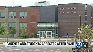 2 parents, 3 juveniles arrested after fights at West Haven High School, police say