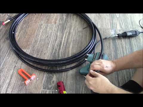 Installing Rf Connectors On Ldf4 50a 1 2 Heliax Youtube