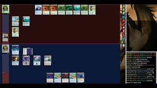 mage-bench Standard: Qwen3 Timmy (Simic Ouroboroid Woe) vs MiMo Gramps (Dimir Midrange Woe)