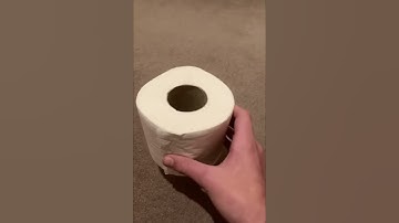 How to open up a new roll of toilet paper