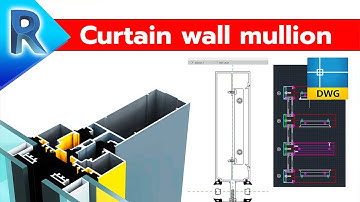 Curtain wall mullion (Silence video) Revit architecture