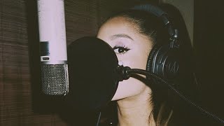 Ariana Grande recording 