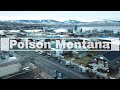 Drone polson montana  flathead lake