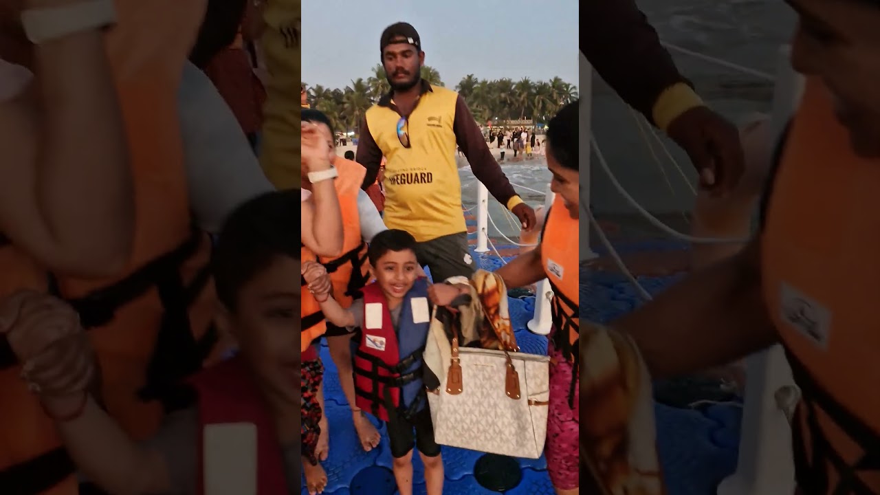 Floating bridge, malpe beach, Udupi 