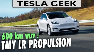 600 KM WLTP pour ce MODEL Y LR Propulsion : il va tout casser !