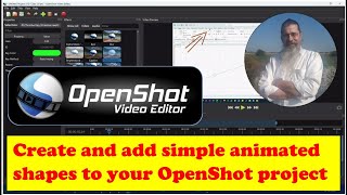 Create and use animated shapes in the OpenShot video editor.
