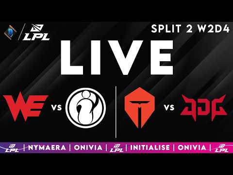 LPL 2026 Live Split 2 | LPL English with Nymaera & Initialise WE vs IG | TES vs JDG