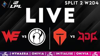LPL 2026 Live Split 2 | LPL English with Nymaera & Initialise WE vs IG | TES vs JDG