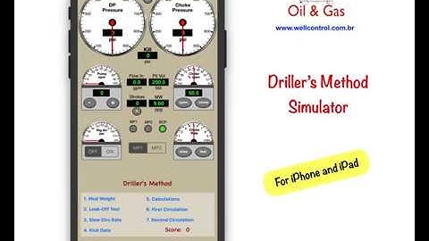 Drillers Method Simulator for iPhone and iPad