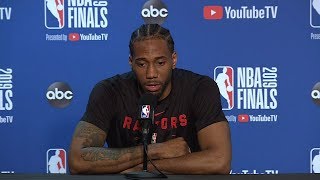 Kawhi Leonard Full Interview - Game 6 Preview | 2019 NBA Finals Media Availability