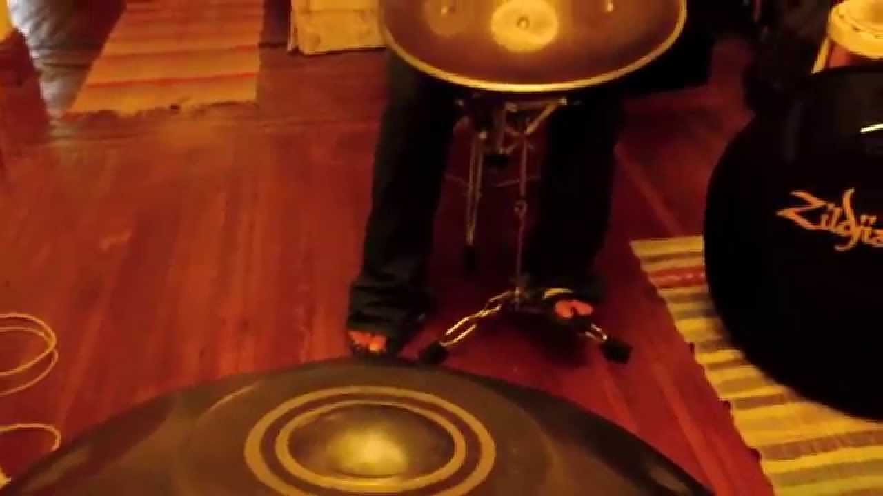 AsaChan & Blue Point Steel Harp improv handpan jam!