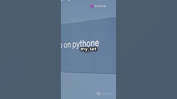 Python Sets Explained in 60 Seconds! #programming #codingcommunity #coding #python #apnacollage