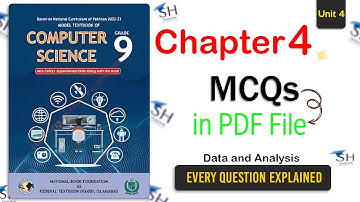 Class 9 Computer Science - Unit 4 Exercise  | MCQs Multiple Choice Questions & Answers | NBF