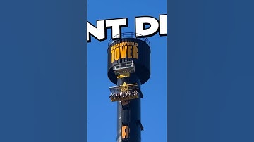I Rode The TALLEST Drop Tower In Australia! #shorts #dreamworld