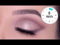 5 MINUTE Soft Glam Drugstore Eye Makeup Tutorial