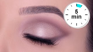 5 MINUTE Soft Glam Drugstore Eye Makeup Tutorial screenshot 4