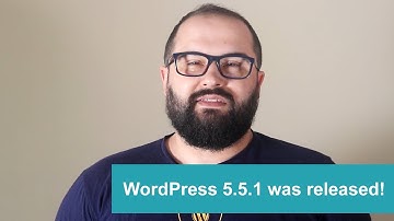 WordPress 5.5.1 was released!