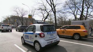 NYPD rolls out "friendly" little Smart cars