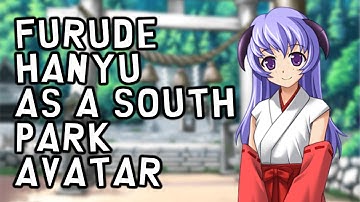 [Speedpaint] Making Furude Hanyu as a South Park Avatar