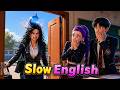 Rumi and Jinu's outrageous pranks and the unexpected ending😱|  Slow English  (Level A2)|