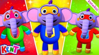 Kent el Elefante | Kent el Superhéroe y Su Rutina De Mañana - Juega y Aprende Los Colores