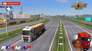 Euro Truck Simulator 2 (1.34) RusMap 1.8.1 by Aldimator fix for 1.34x   DLC's & Mods