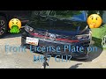 2019 MK7 Jetta GLI Front License Plate (TOW HOOK INSTALL)