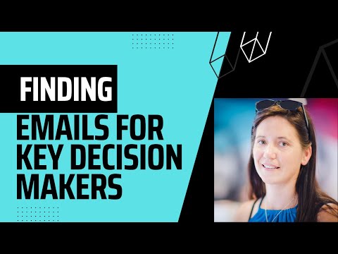 Finding Emails For Key Decision Makers