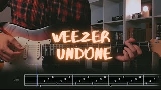 Undone (The Sweater Song) Weezer Сover / Guitar Tab / Lesson / Tutorial