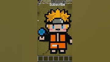 Minecraft making Naruto house #minecraft #shortsvideo #anshubist #naruto #viral